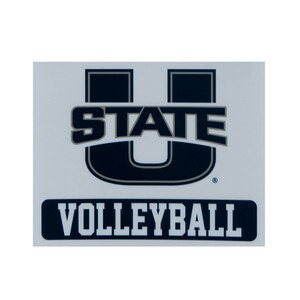 U-State, Volleyball, Decal